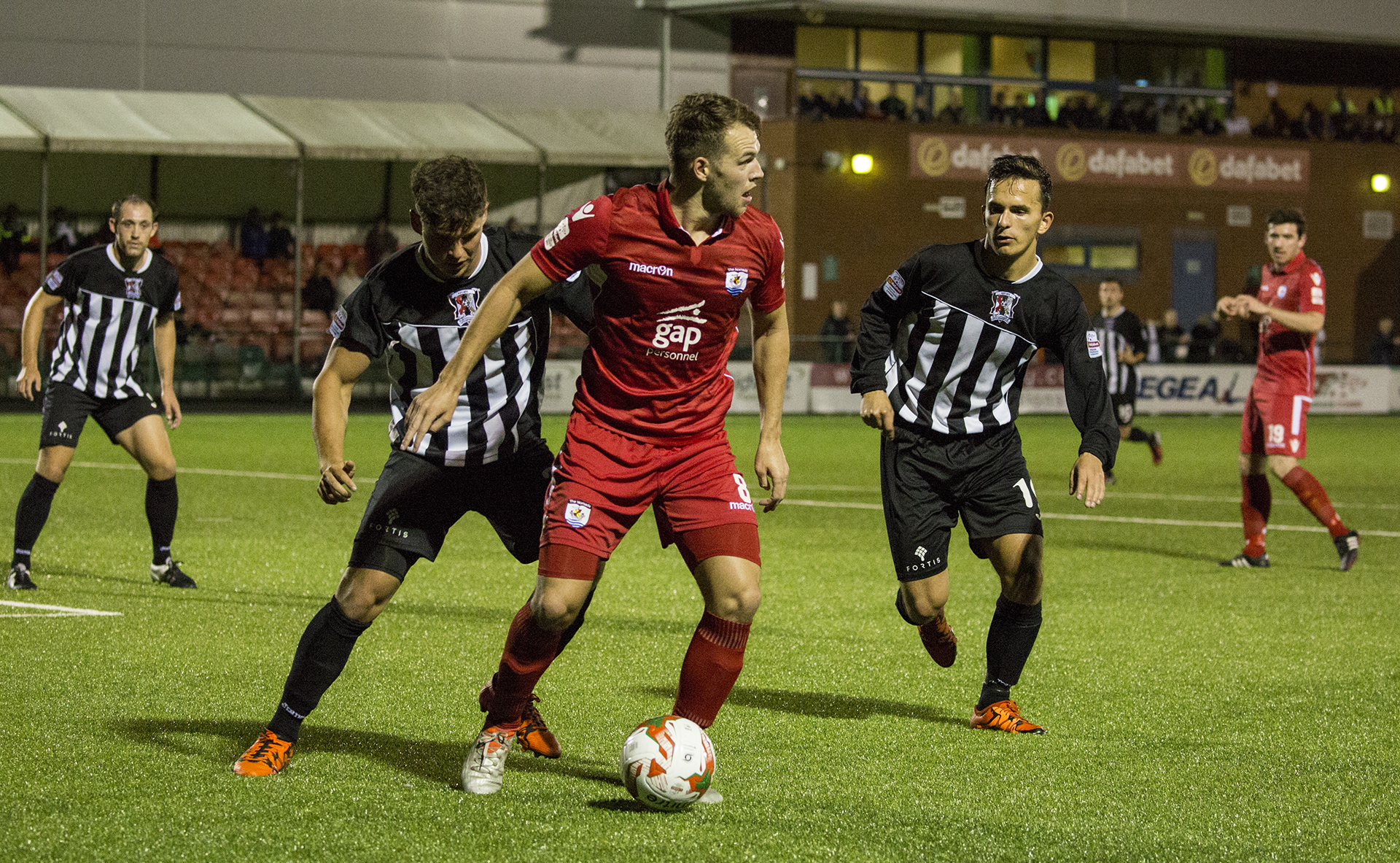 Callum Morris looks to find a way through the Druids' defence - © Copyright NCM Media 2016