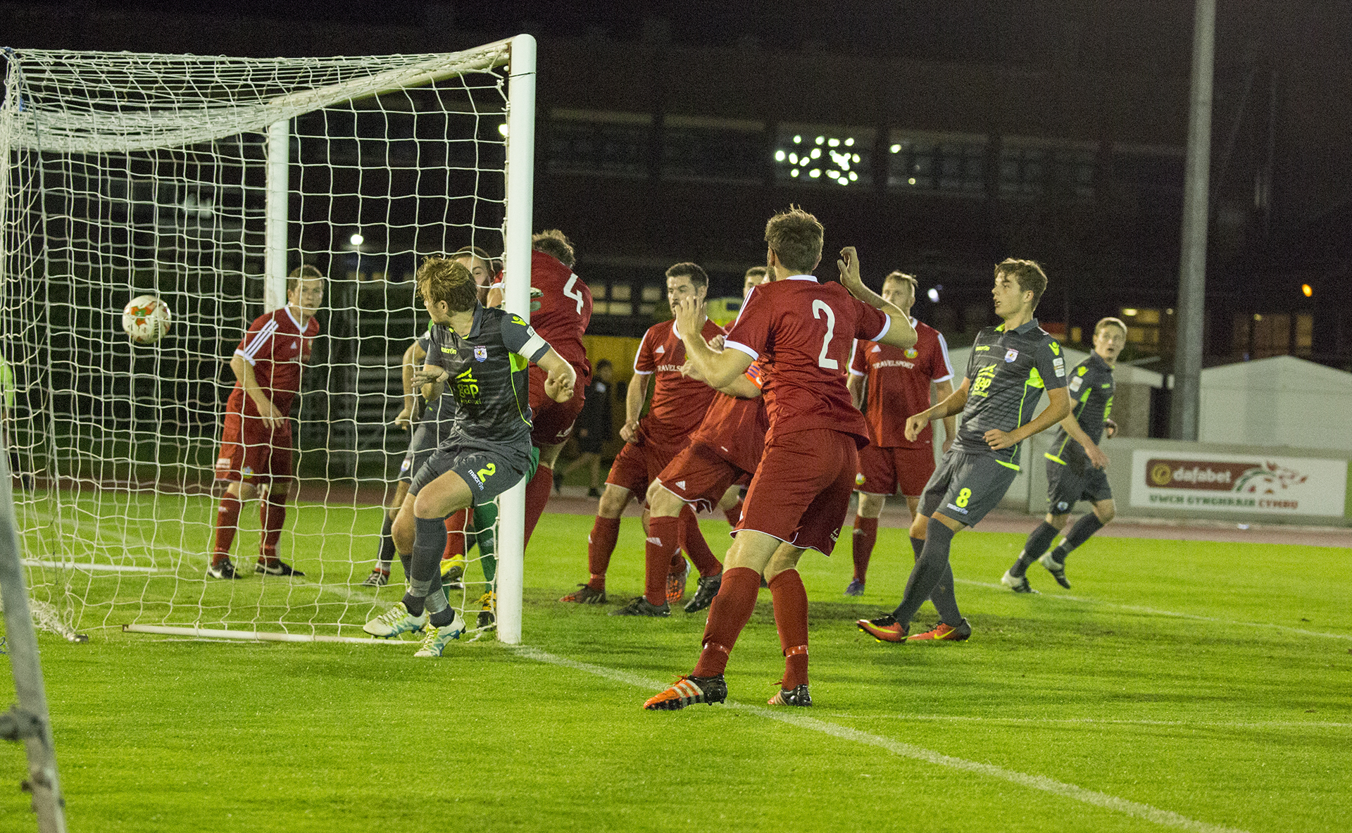 John Disney opens the scoring for The Nomads on the 37th minute - © NCM Media