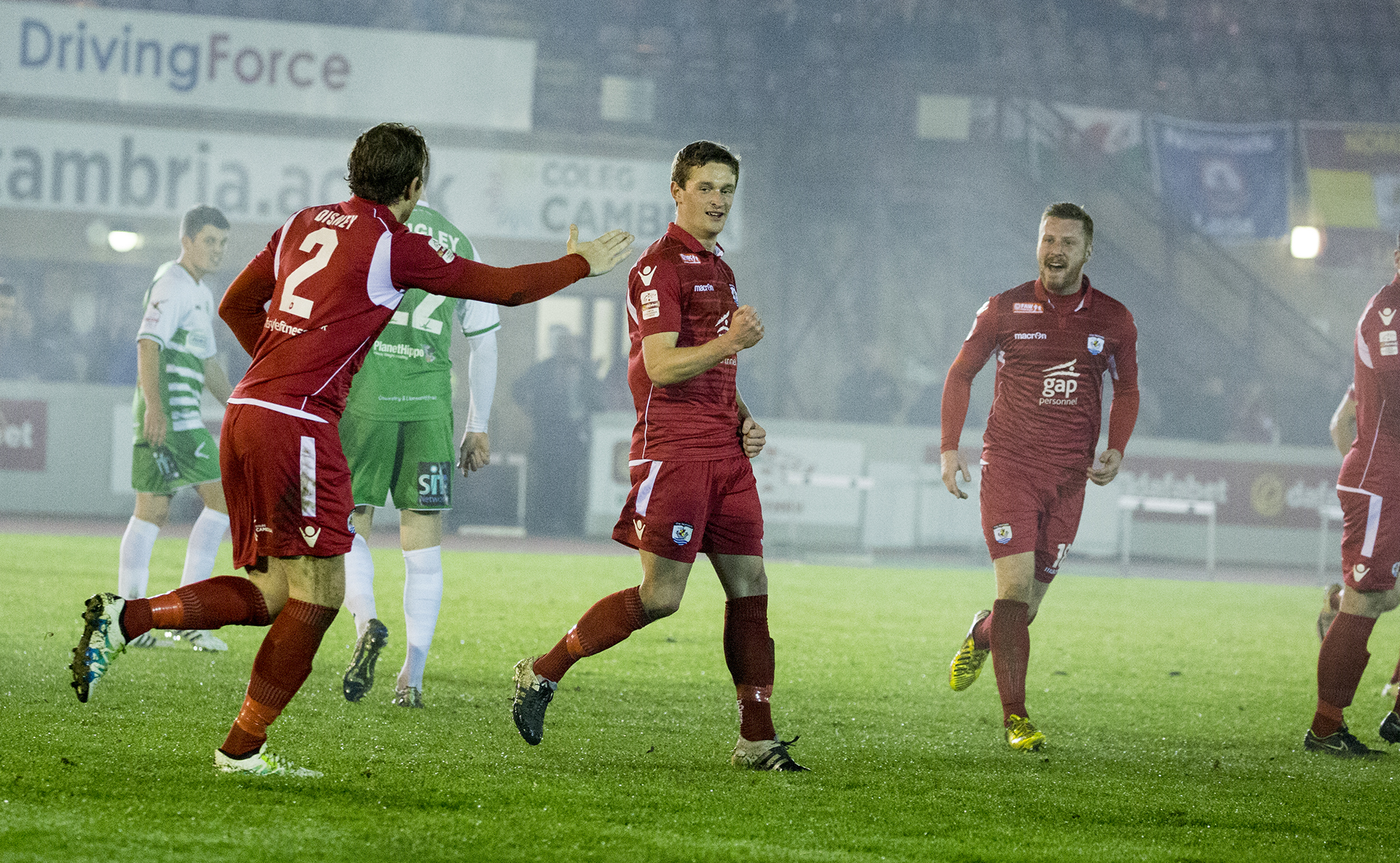 Nick Rushton celebrates his goal - © NCM Media 2016