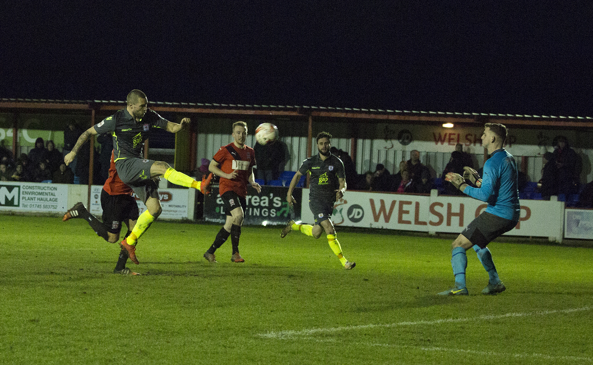 Kai Edwards scores his first goal for The Nomads - © NCM Media