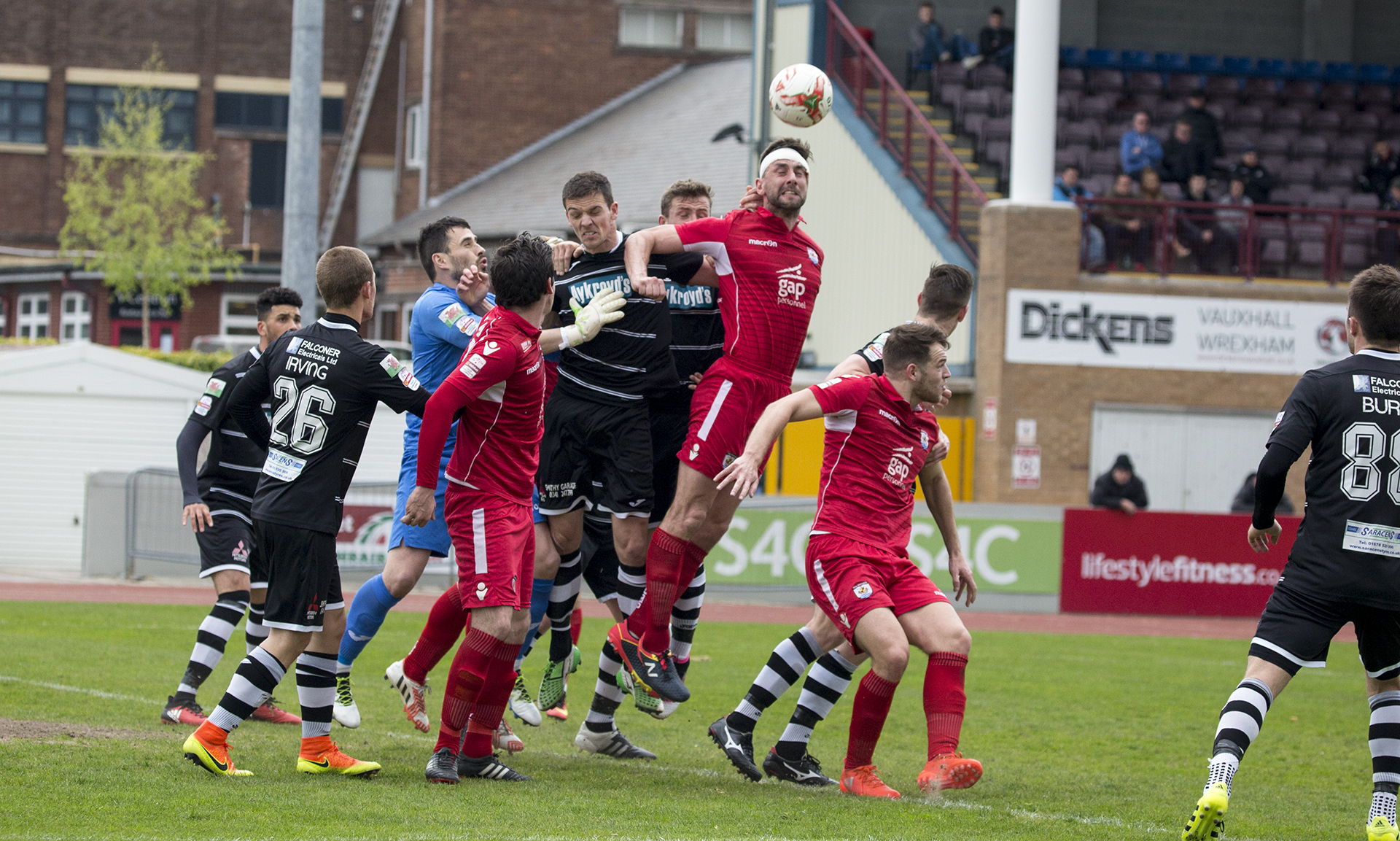 George Horan heads home for The Nomads to give the a one goal lead - © NCM Media