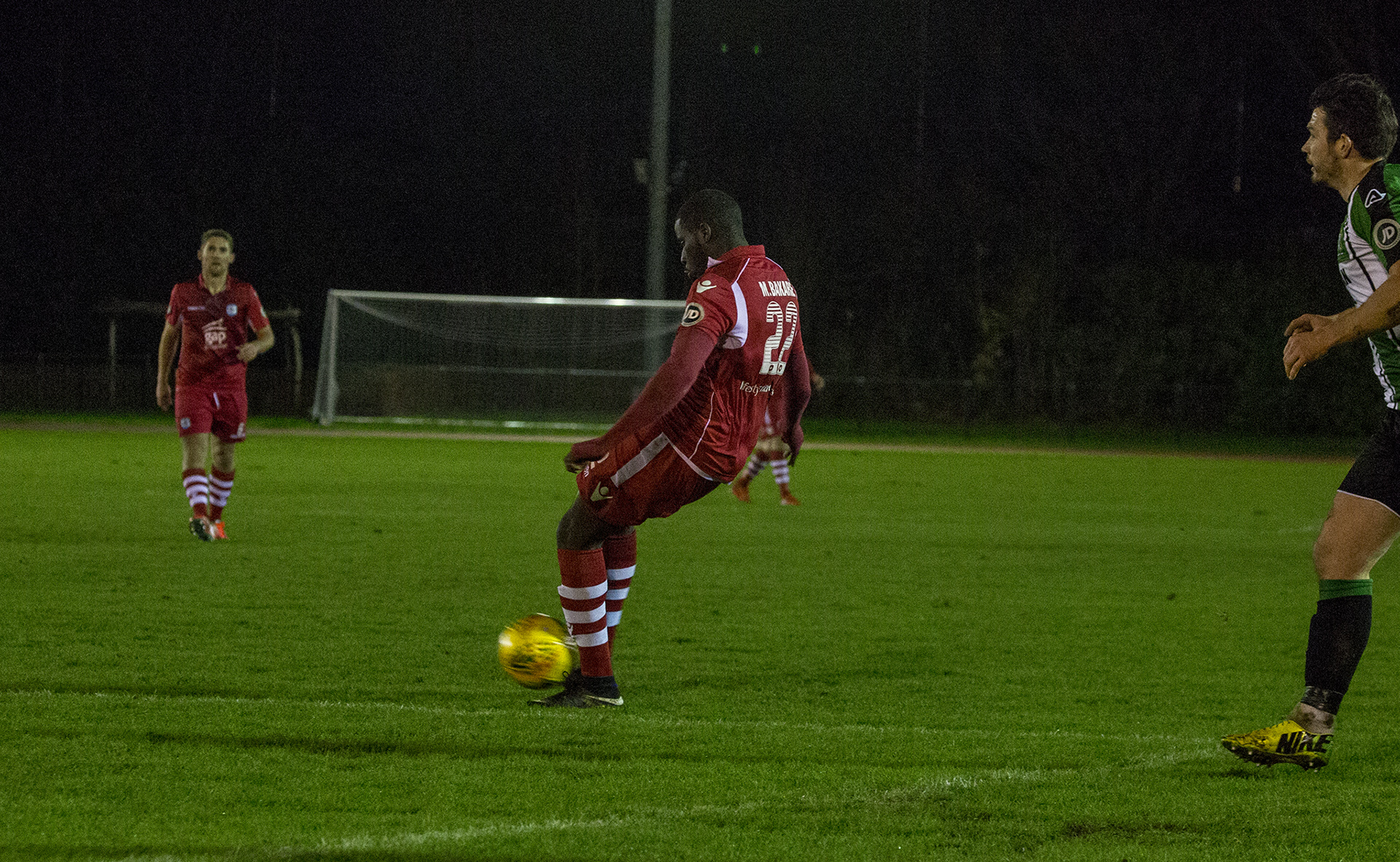 Michael Bakare scores a spectacular right-footed effort - © NCM Media