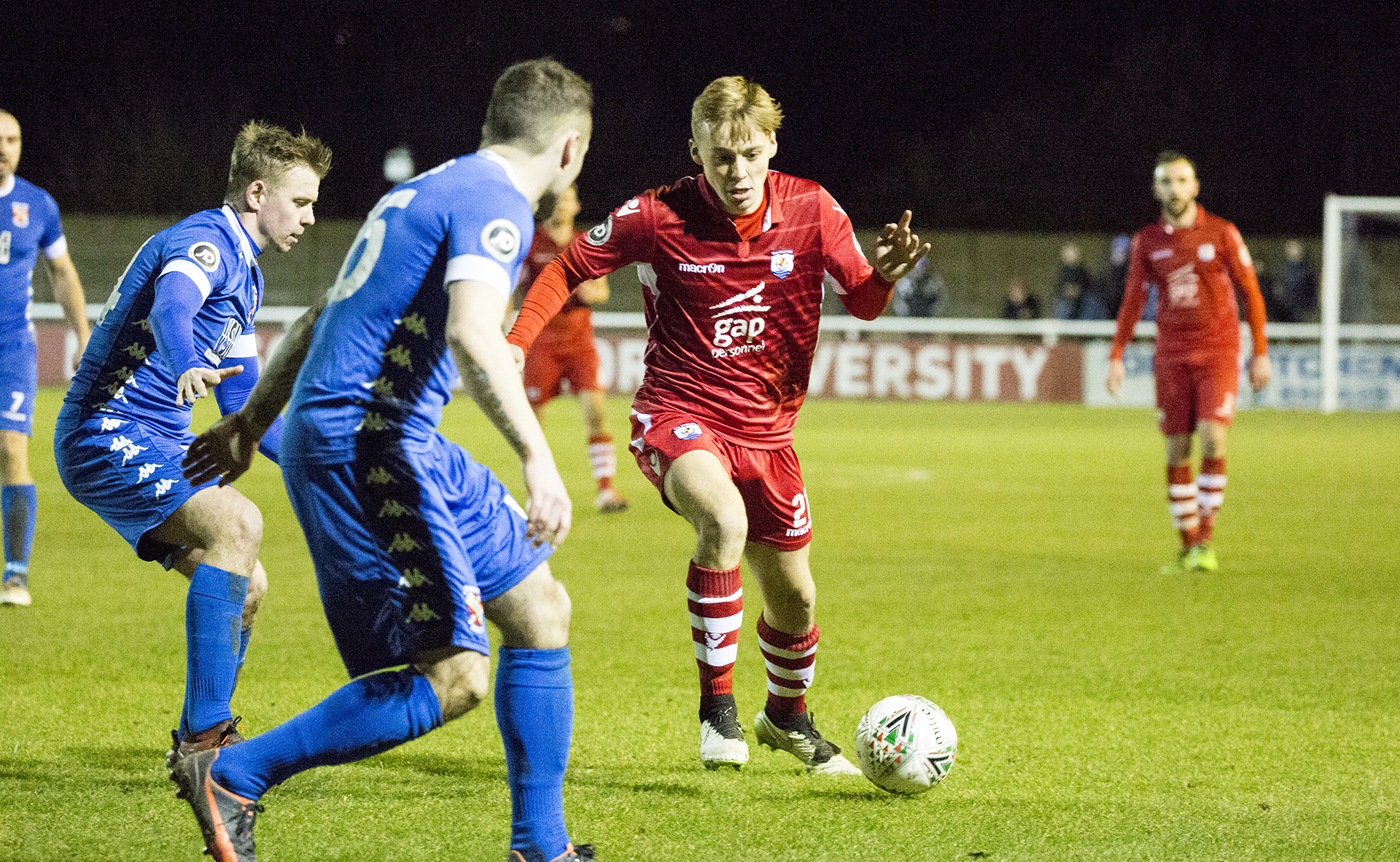 Rob Hughes came on late in the game to make his Nomads debut - © NCM Media