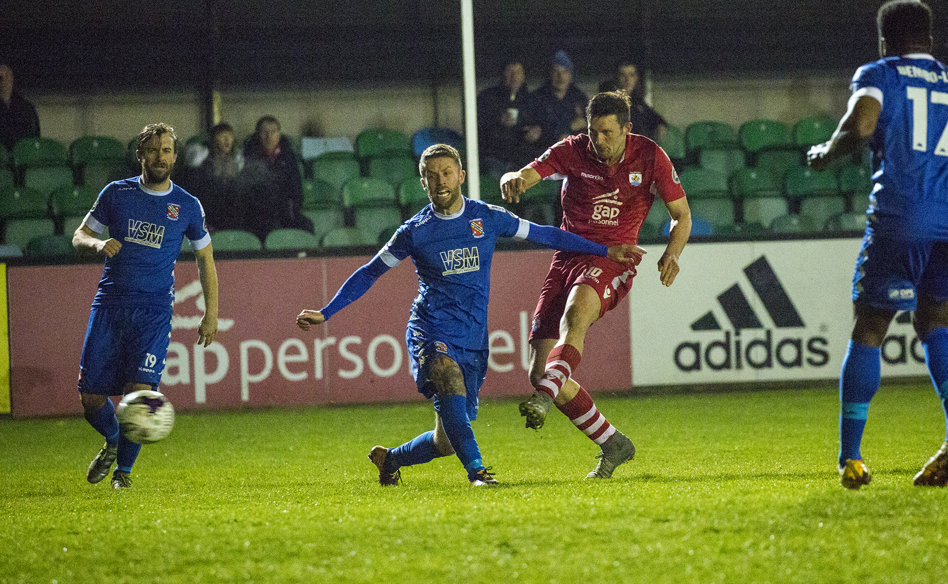 Andy Owen's scores his third of the day - © NCM Media