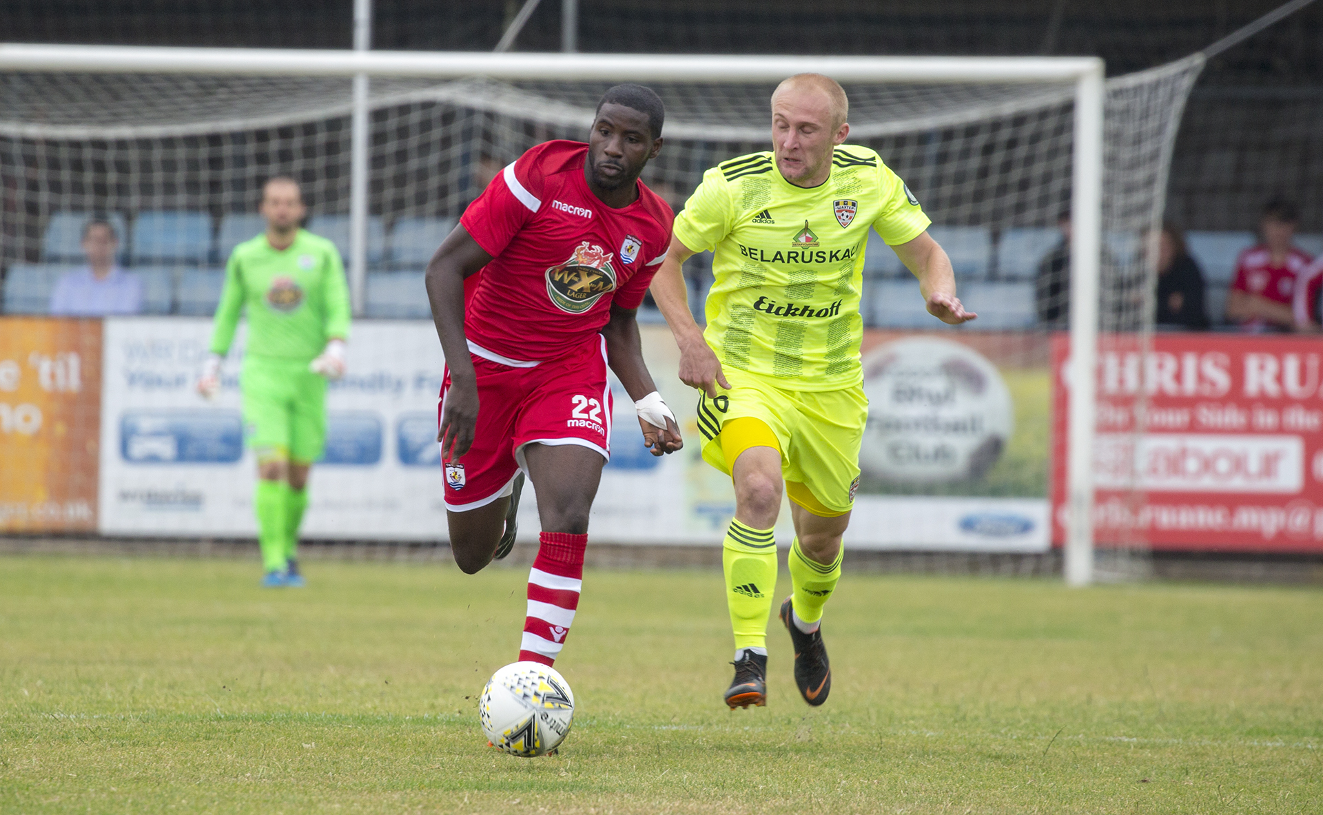 Michael Bakare goes on the attack for The Nomads © NCM Media