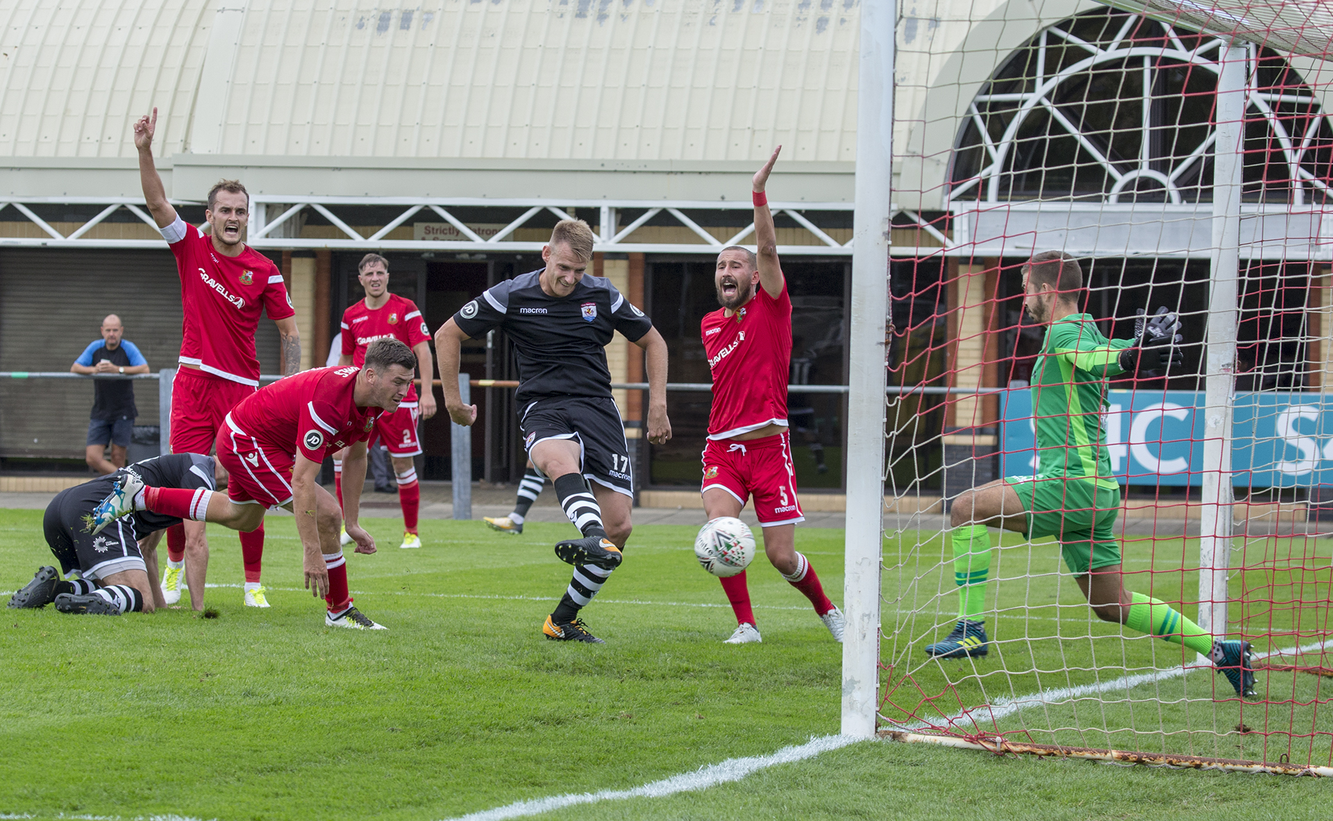 Michael Parker scores The Nomads fifth of the day © NCM Media