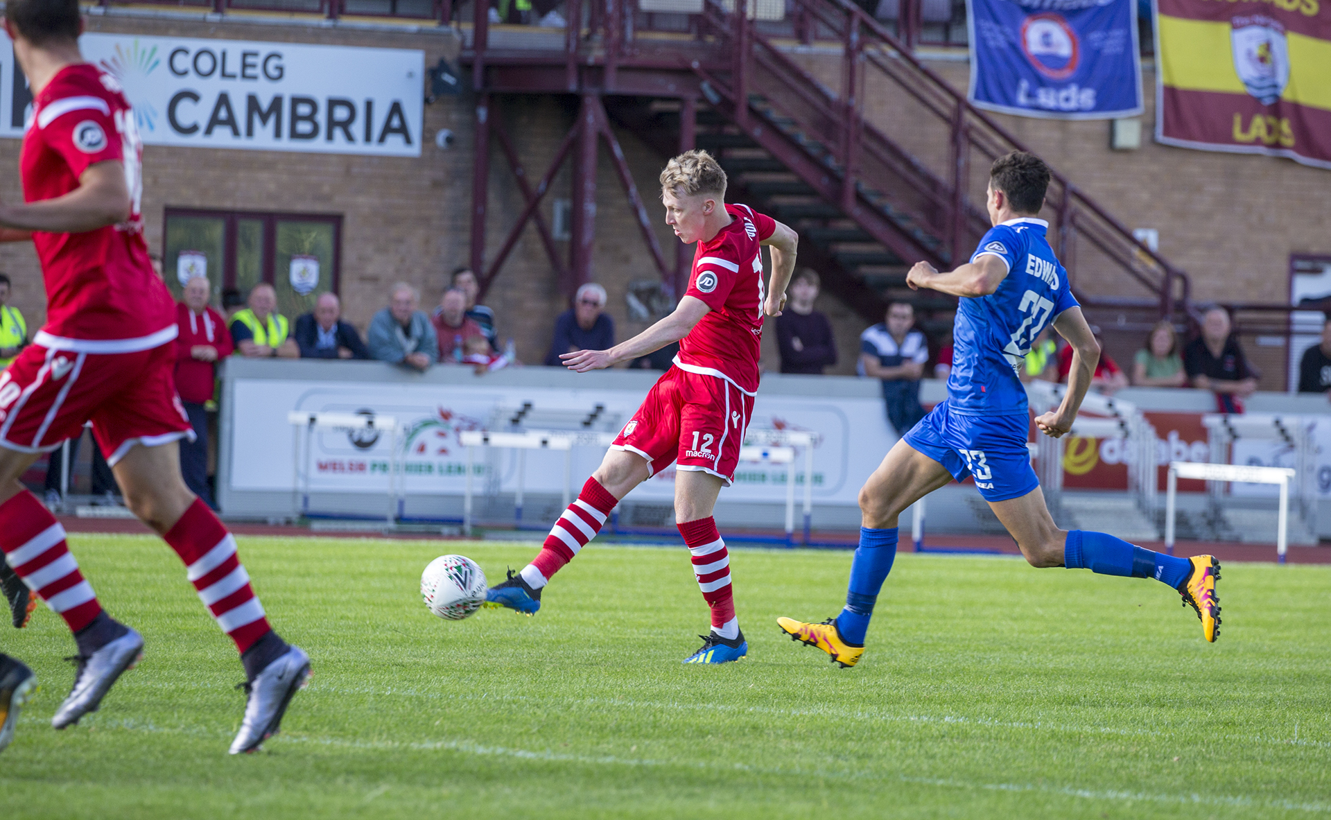 Declan Poole shoots for goal in the second half © NCM Media