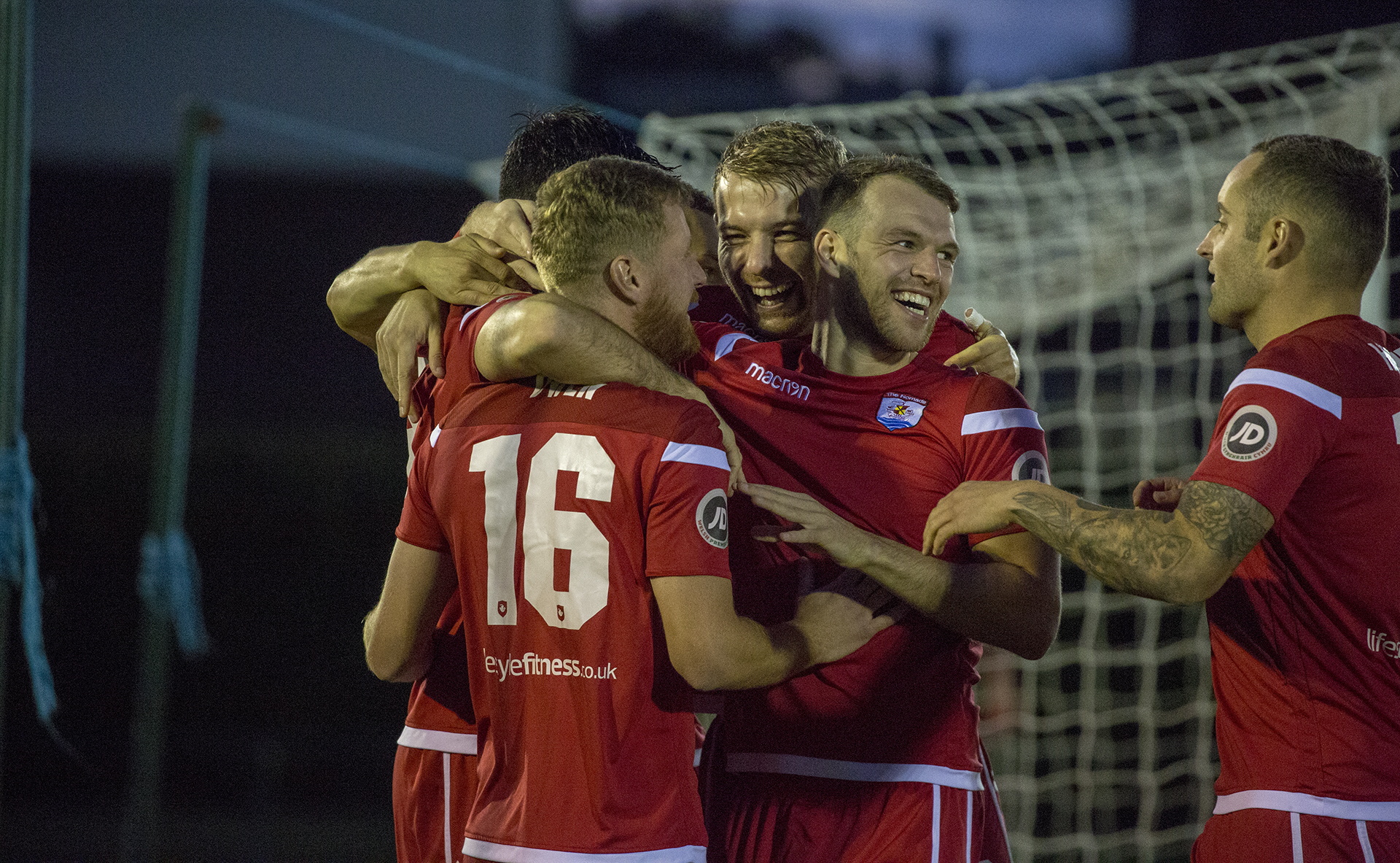 The Nomads celebrate Jay Owen's early opener © NCM Media