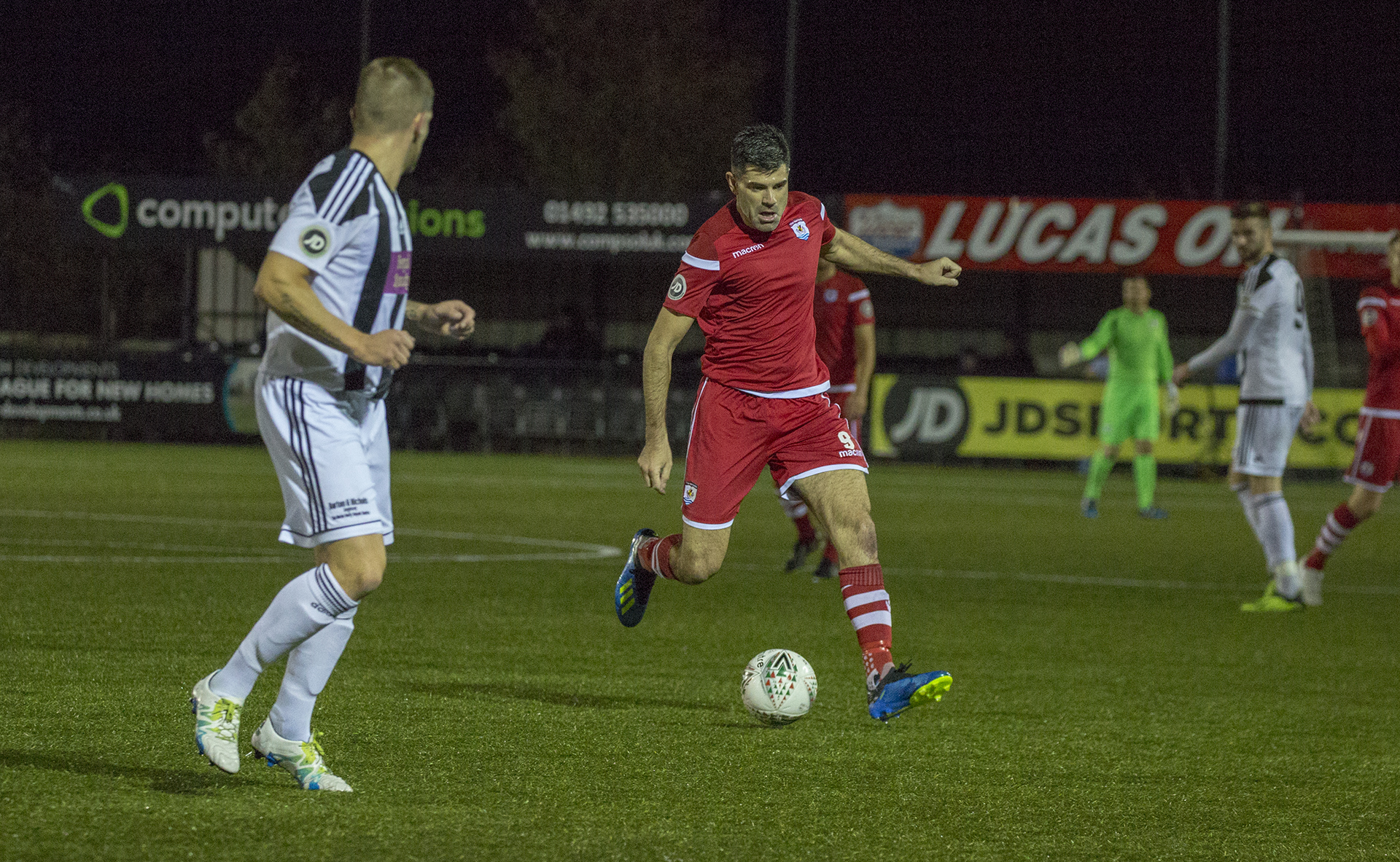 Michael Wilde opened the scoring in the first half © NCM Media