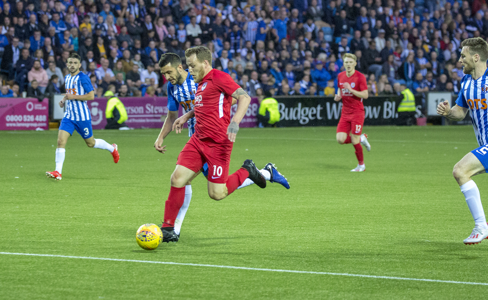 Jamie Insall who won the crucial penalty almost made it three for The Nomads in the dying seconds of the game | © NCM Media