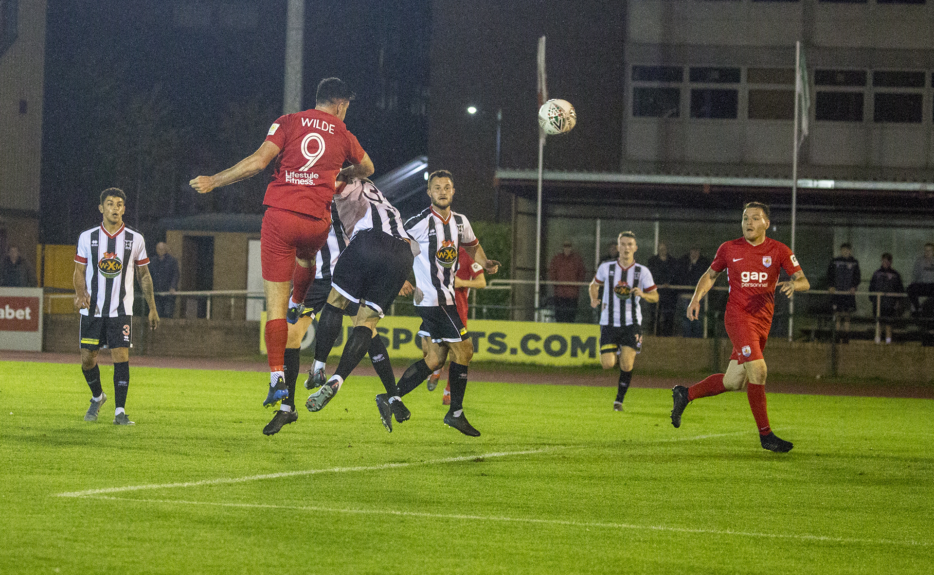 Michael Wilde's second half header was ruled out for offside | © NCM Media