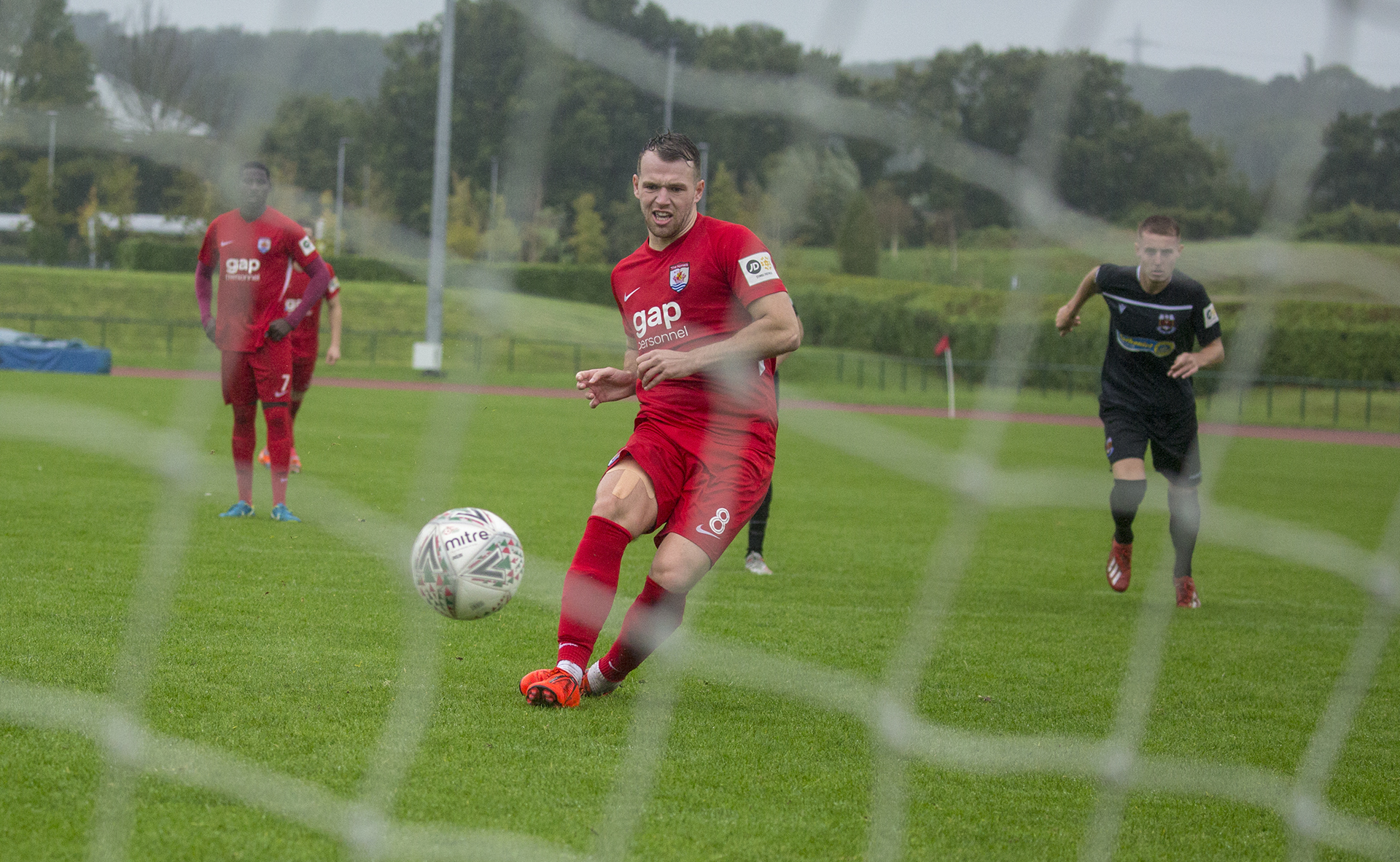 Callum Morris converts his spot kick to send The Nomads 2-0 up | © NCM Media