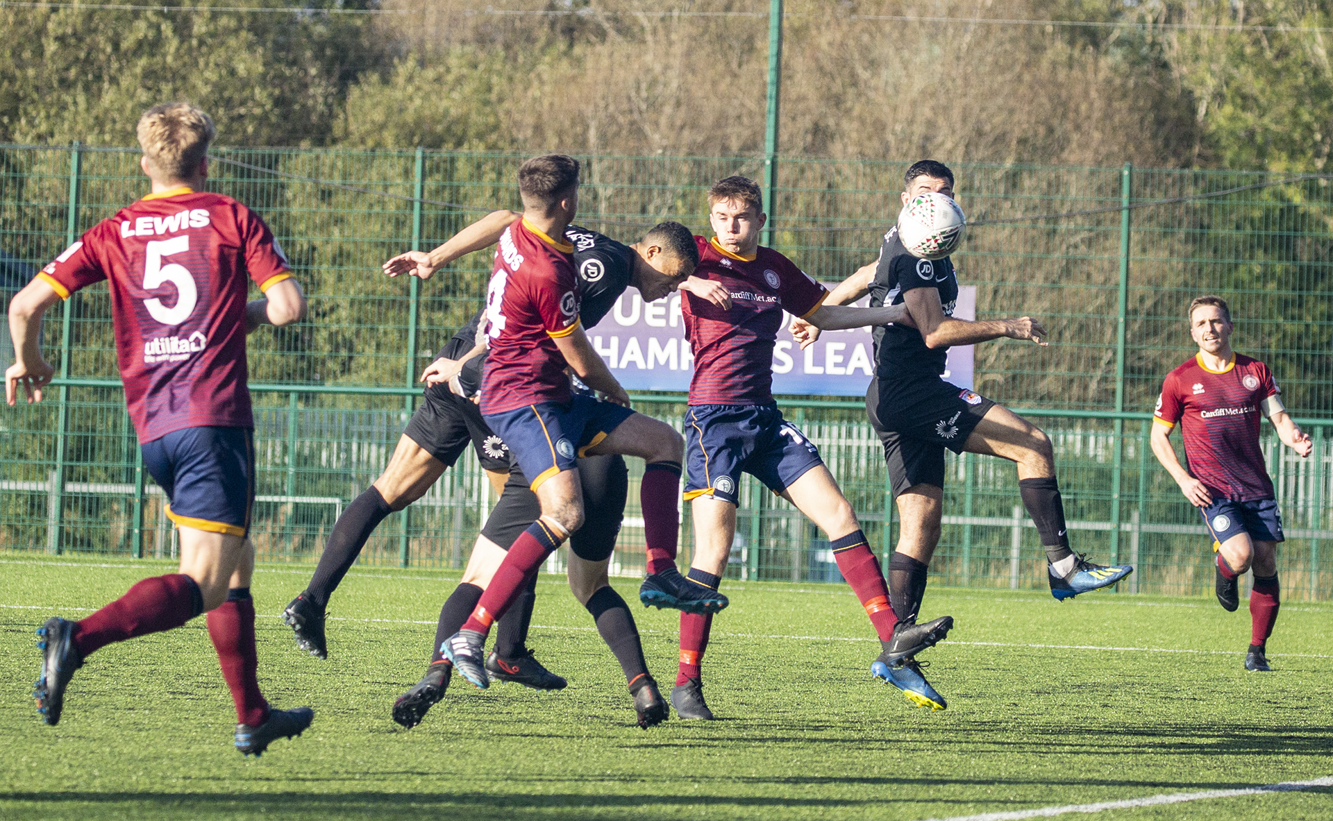 Priestly Farquharson heads for goal in the second half | © NCM Media