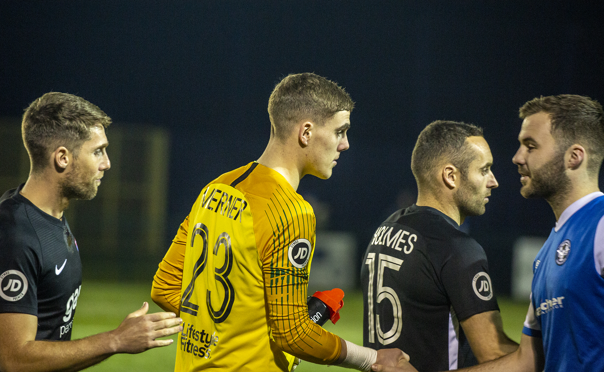 Eric Merner made his debut in goal | © NCM Media