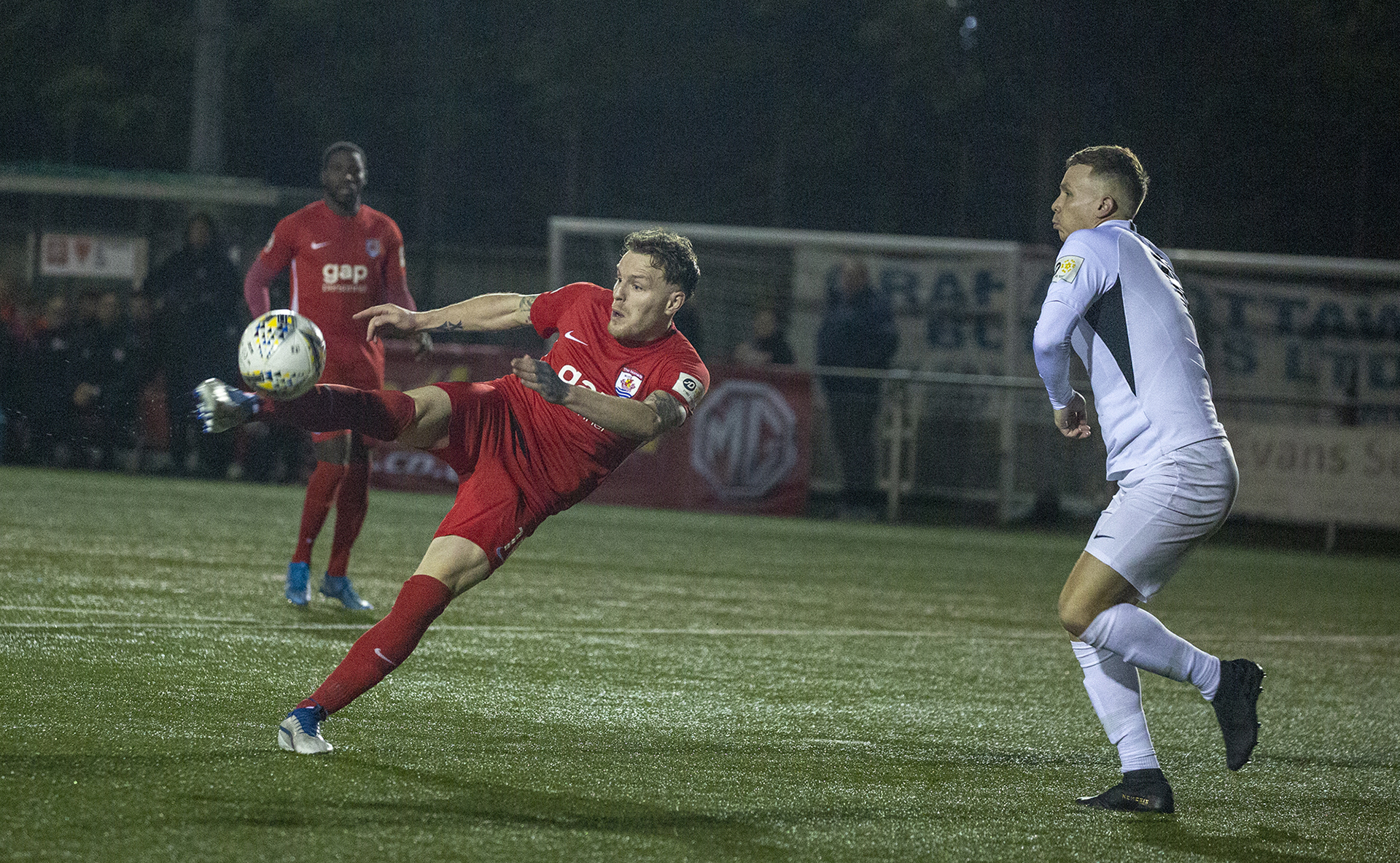 Jamie Insall killed off the game with a stunning volley | © NCM Media