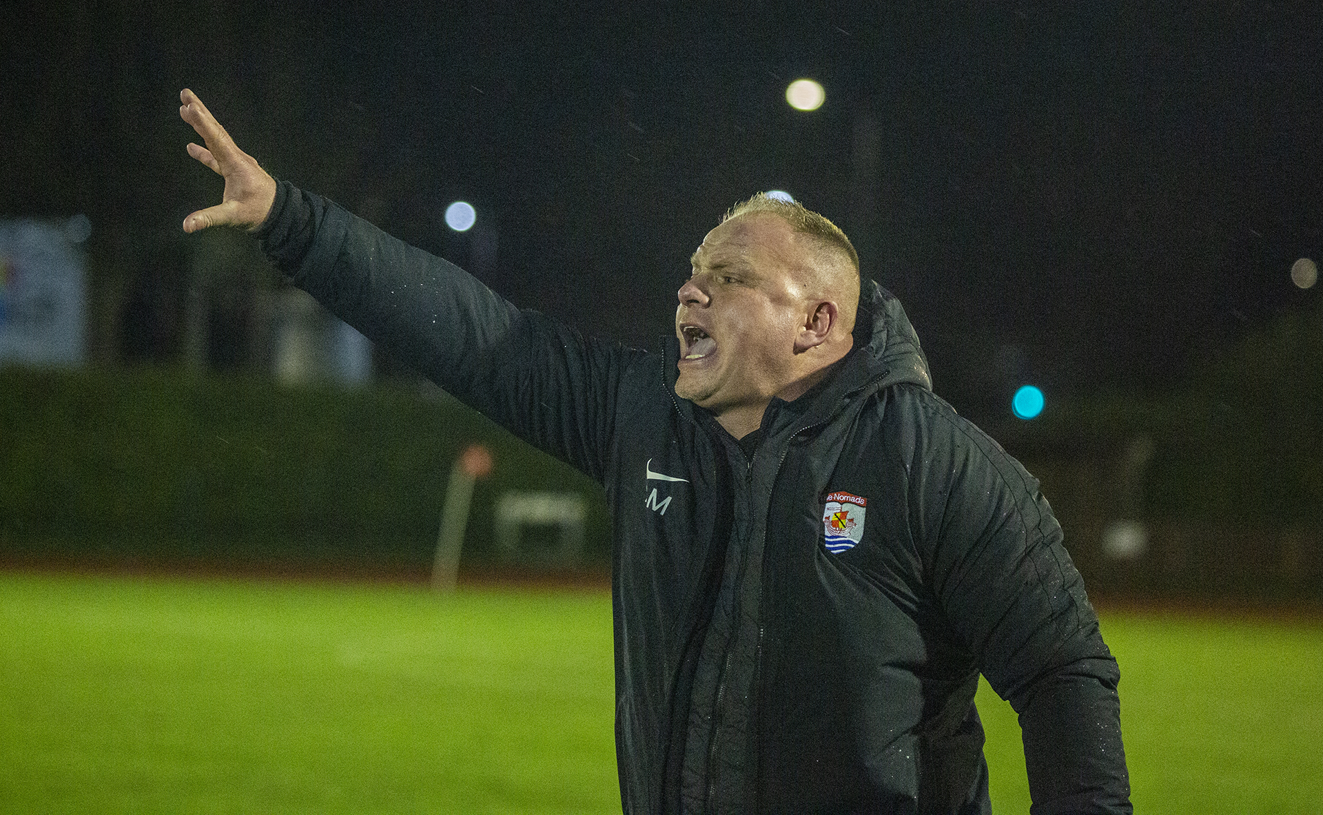 Andy Morrison during The Nomads' 1-0 victory over TNS | © NCM Media