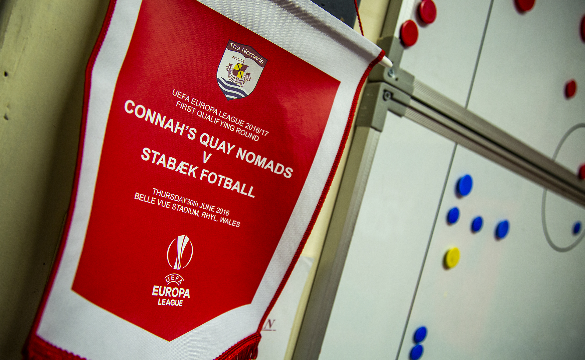 The Nomads' pennant ahead of kick off | © NCM Media
