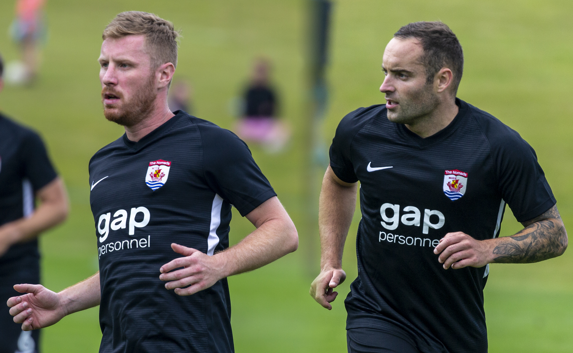 Jay Owen (left) and Danny Holmes (right) in action against Aberdeen last June | © NCM Media