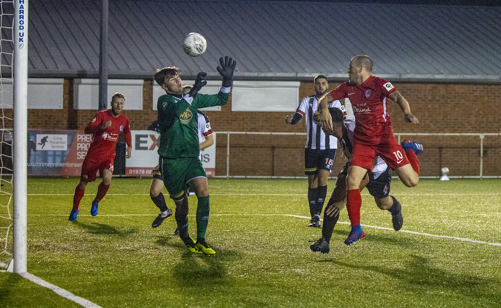 Jamie Insall scores his second of the night | © NCM Media