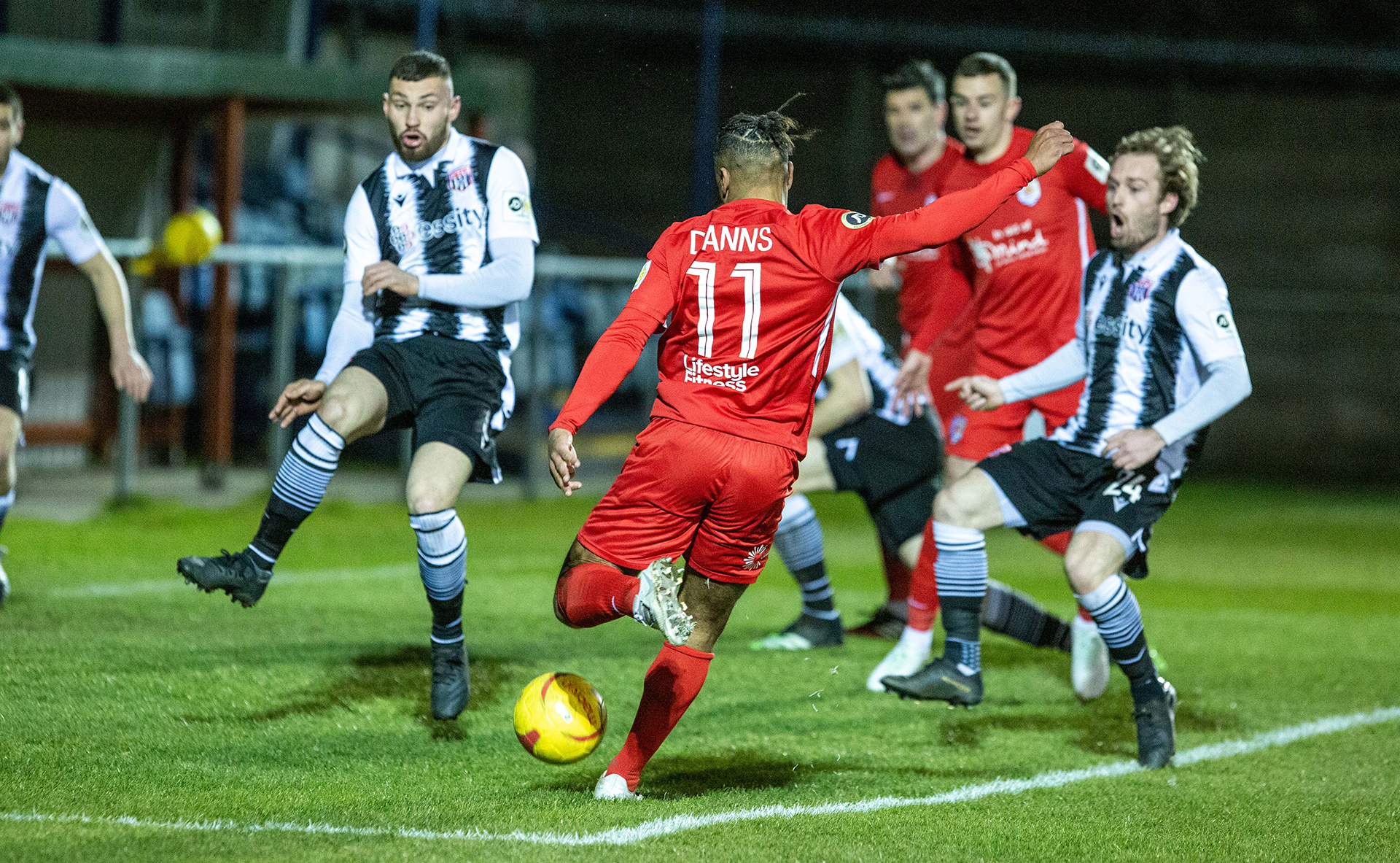 Neil Danns made his first start for The Nomads | © NCM Media