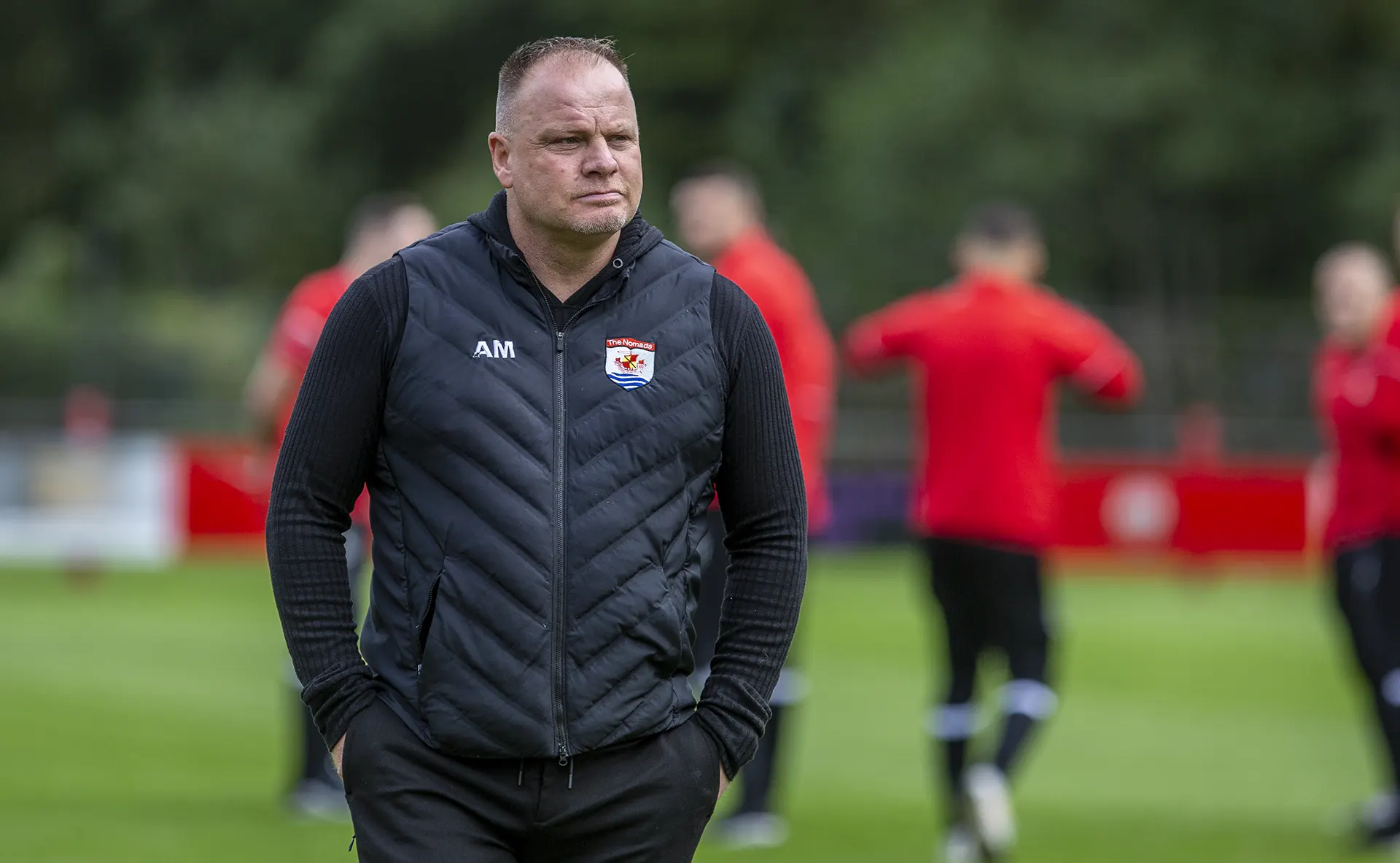 Andy Morrison's last game as Connah's Quay Nomads' Manager was the 4-0 JD Welsh Cup win over Trefelin BGC © NCM Media